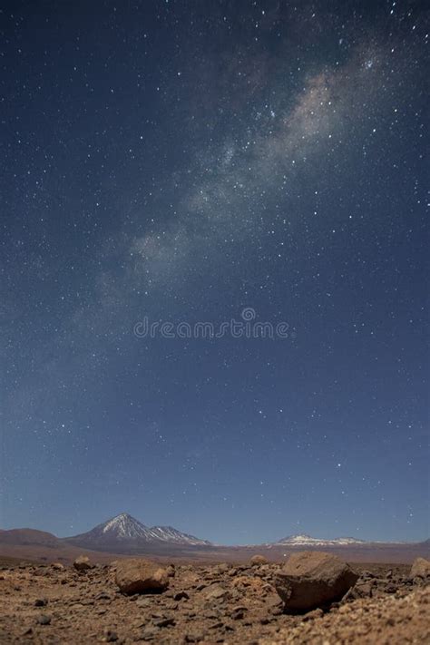Milky Way Atacama Desert Chile Stock Image Image Of America