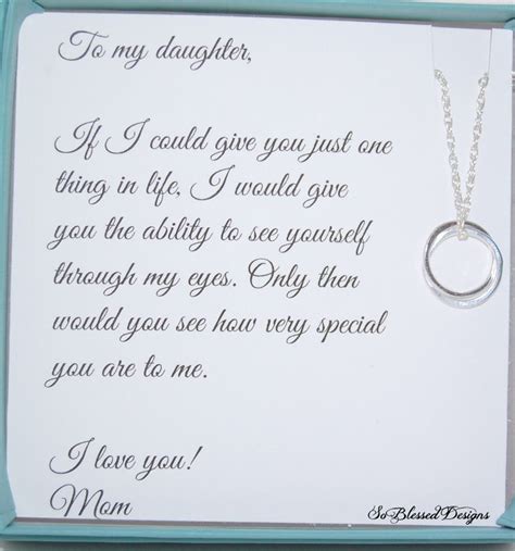 Gifts for daughter from Mom DAUGHTER necklace To Daughter | Etsy | Birthday quotes for daughter 
