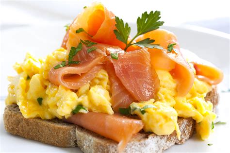 Simple Smoked Salmon And Scrambled Eggs Seafood By Sykes