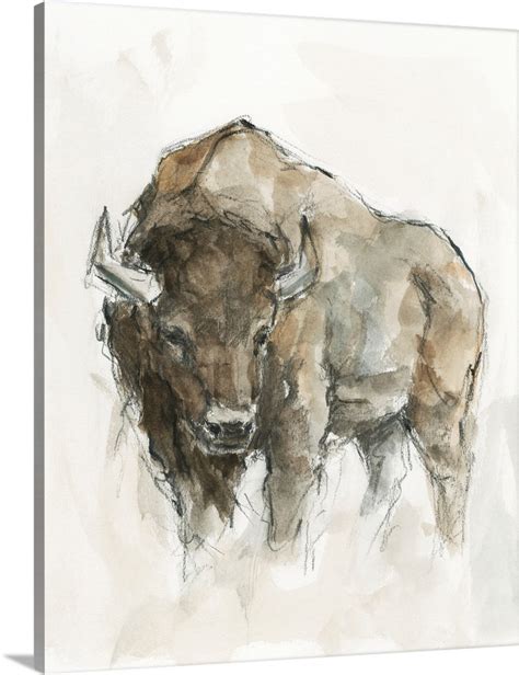 American Buffalo Ii In 2021 Buffalo Painting Buffalo Art Buffalo
