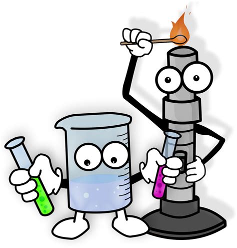Lab Clipart Physical Science Bunsen Burner Safety Cartoon Png