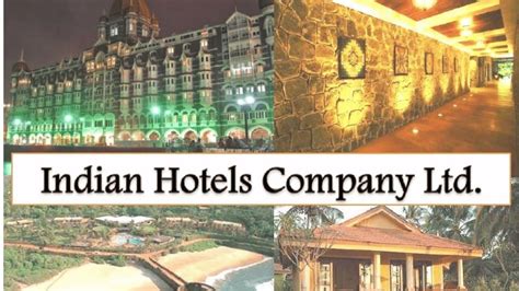 Indian Hotels Company Limited Ihcl Youtube