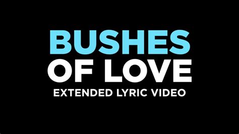 Bushes Of Love Lyrics Youtube