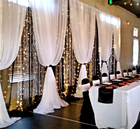 Moments In Time Wedding And Event Rentals Head Table Reception Backdrop