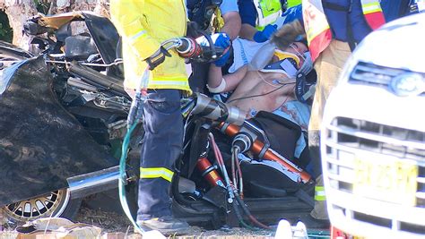 Sydney Car Crash Photos Show Boy Being Cut Free From The Mangled