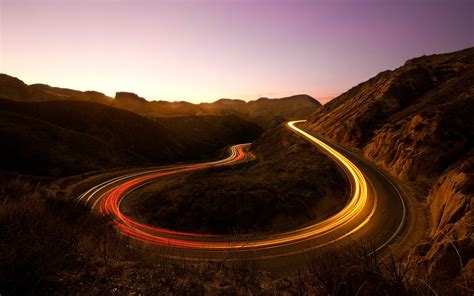 Photography Time Lapse Road Hd Wallpapers Wallpaper Cave