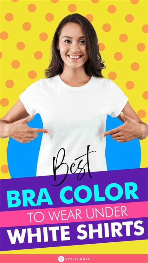 The Best Bra Color To Wear Under White Shirts White Shirts Red Bra How To Wear