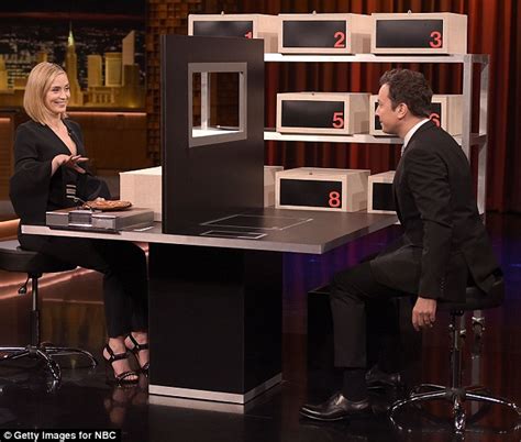 Emily Blunt Dons Cleavage Bearing Outfit On The Tonight Show With Jimmy