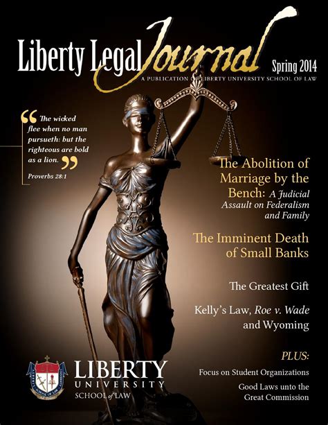 liberty legal journal spring 2014 by liberty university issuu