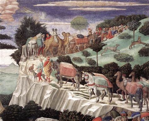 Procession Of The Magus Caspar Detail 1459 1461 Benozzo Gozzoli