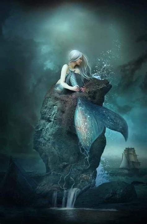 Pin By Teresa Clairmont On Animated Art Fantasy Angelic Pictures Mermaid Art Mermaid Drawings