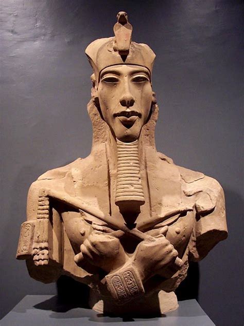 The idol king akhenaton statue is handmade by talented egyptian hands of alabaster stone. 69 best images about Akhenaton (Amenhotep IV) on Pinterest ...