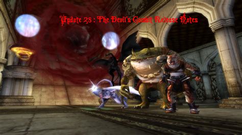 Update 28 : The Devil’s Gambit Release Notes | DDO Players