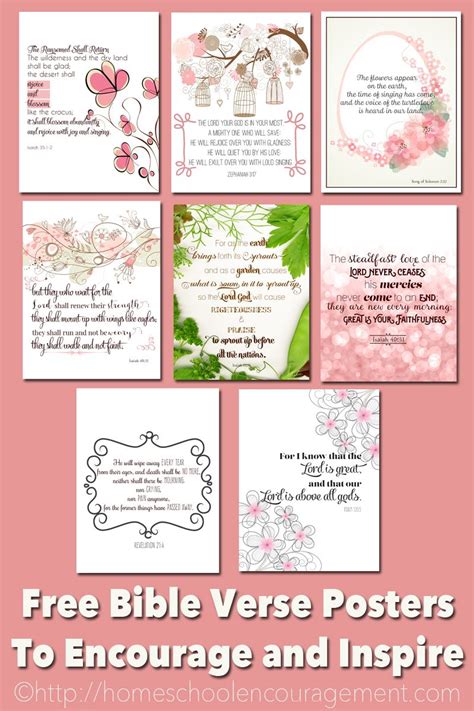 6 free printable scripture memory cards with beautiful flowers and scripture. Pin on Ultimate Homeschool Board