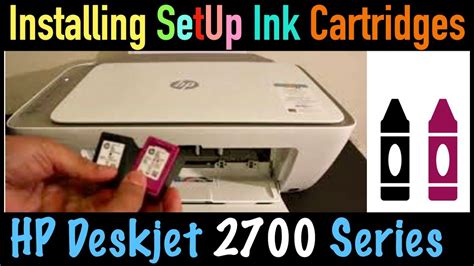 Installing Setup Ink Cartridges In HP Deskjet All In One Printer