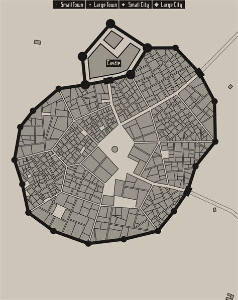 The First Post Medieval Fantasy City Generator By Watabou