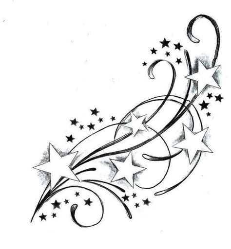Star Tattoos Drawings Clipart Best