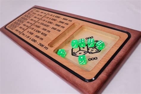 Farkle 10000 Dice Game Board Game Rules Kalex Custom Carvings Ltd