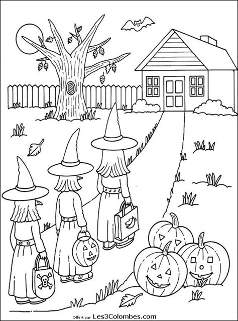 coloriages halloween 017  Coloriage en ligne gratuit pour enfant