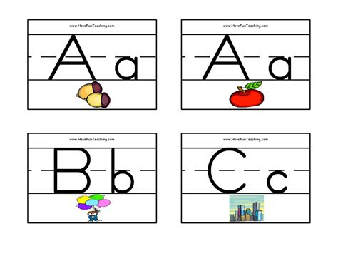 What you'll need to set up this activity Alphabet Flash Cards | Have Fun Teaching