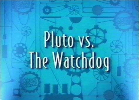 Pluto Vs The Watchdog 1999 The Internet Animation Database
