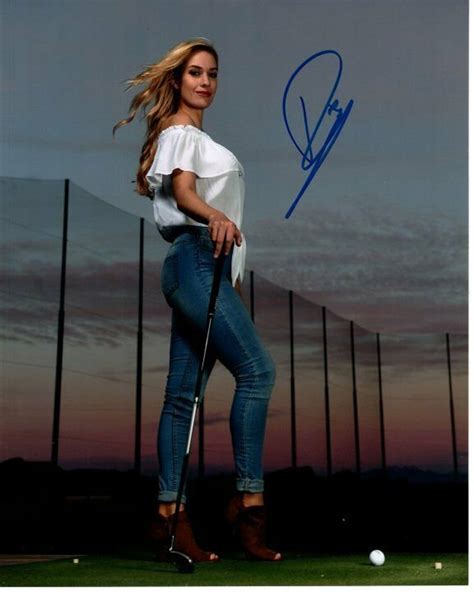 Paige Spiranac Signed X Sexy Lpga Golf Photo W Hologram Coa The Best