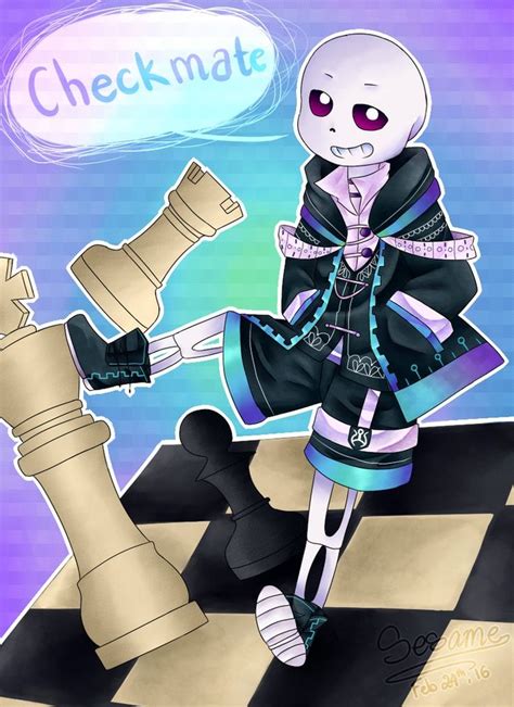 Chesstale Sans By Owosesameowo On Deviantart Undertale Anime