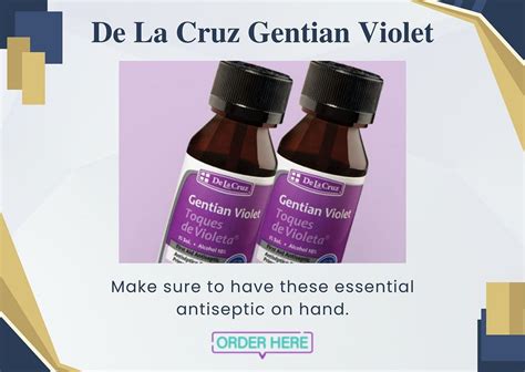 Protect Your Skin With De La Cruz Gentian Violet Your Go To Antiseptic
