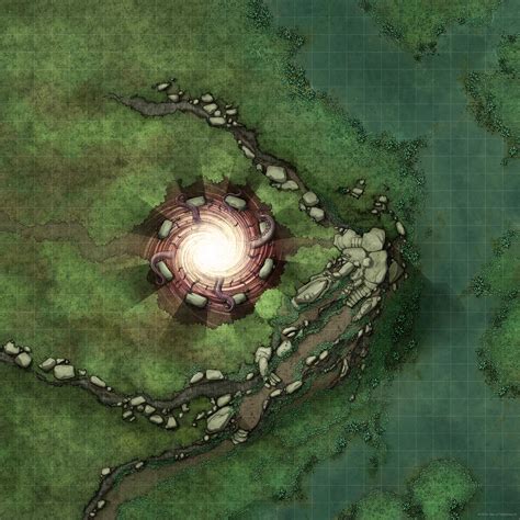 Oc Art The Circle Portal Version Battle Map Rdnd