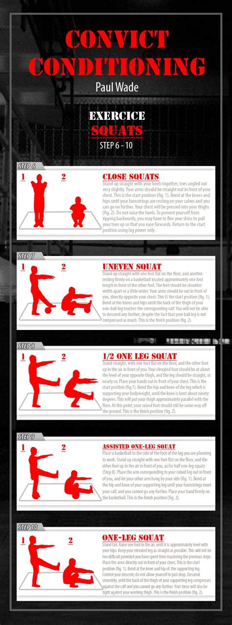 30 Minute Convict Conditioning Workout Log For Push Pull Legs Fitness