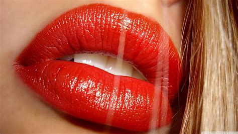 hd wallpaper close fleshy girl lips lipstick red sensuality women wallpaper flare