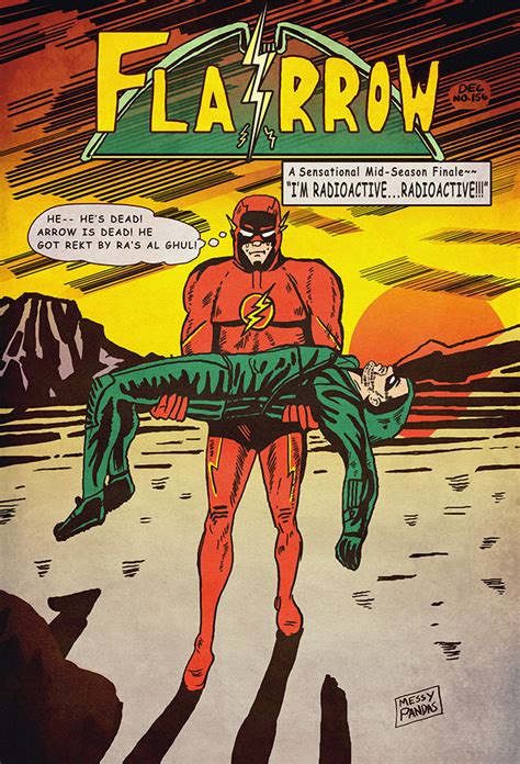 Flash And Arrow Cover By Messypandas On Deviantart