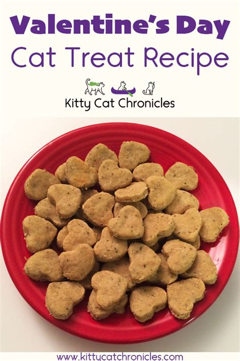 Valentine S Day Homemade Cat Treat Recipe Kitty Cat Chronicles