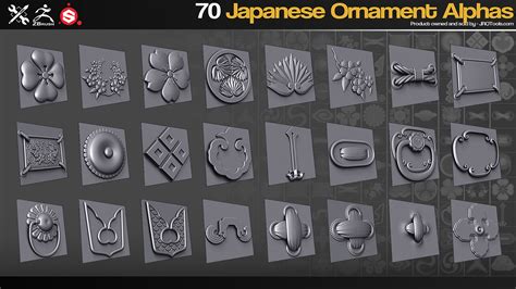 70 Japanese Ornament Alphas on Behance