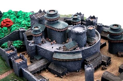 Game Of Thrones Winterfell Desktop Statue Winterfell Castle Layout