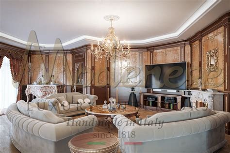 Stylish Living Room And Dining Room Villa Design ⋆ Luxury Italian
