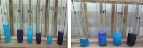 Copper Sulphate Test Results Of Different Generations Of Polyamidoamine