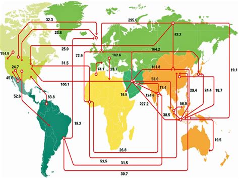 How Oil Flows In And Out Of Every Major Country In The World Business