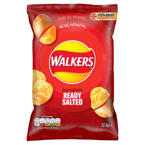 Walkers Ready Salted Crisps 325g