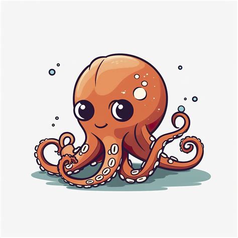 tuyệt vời octopus cute drawing cho trẻ em vẽ và tô màu