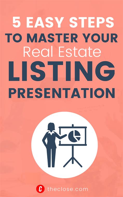 5 Easy Steps To Master Your Real Estate Listing Presentation Listing