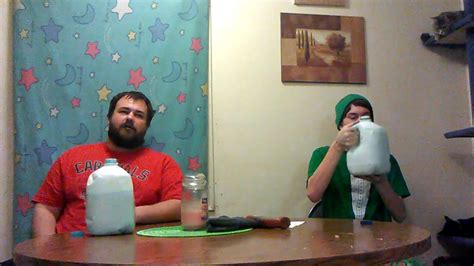 1 Gallon Milk Challenge Part Two Youtube