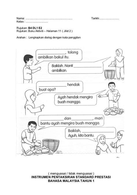 Jawapan Buku Aktiviti Bahasa Melayu Tahun 2 Jilid 1 Pdf 229 230 230 180