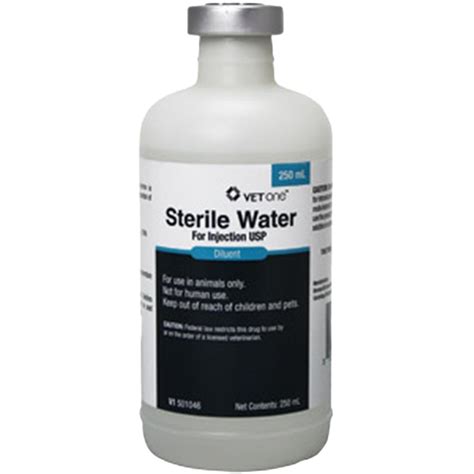 Sterile Water For Injection Usp Pharmacy Vitamins And Electrolytes