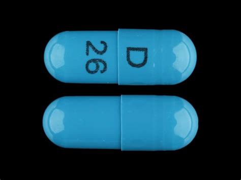D26 Blue And Capsuleoblong Pill Images Pill Identifier