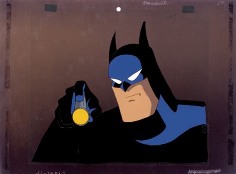 Batmanthe Animated Series Animation Cell 2 In Brendon And Brian