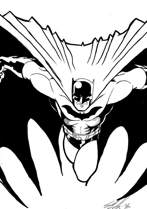 Batman Black And White By Henley420 On Deviantart