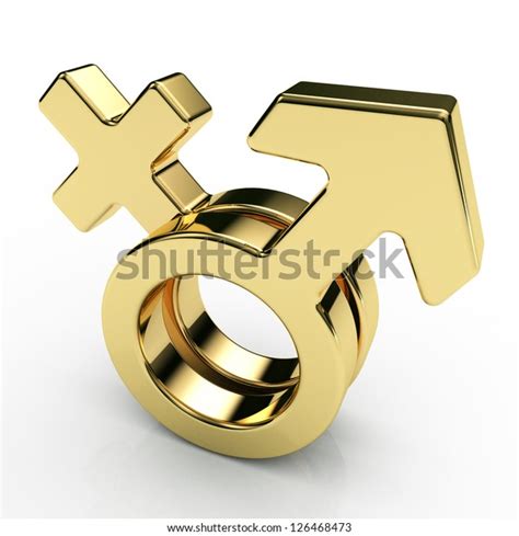 Male Female Sex Symbols Golden Isolated Stock Illustration 126468473 Shutterstock