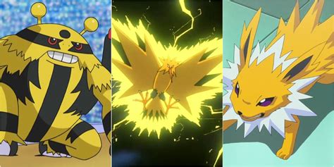 The 10 Best Electric Pokemon Ranked Game Rant