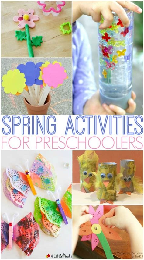 Spring Activities For Preschoolers Pre K Pages